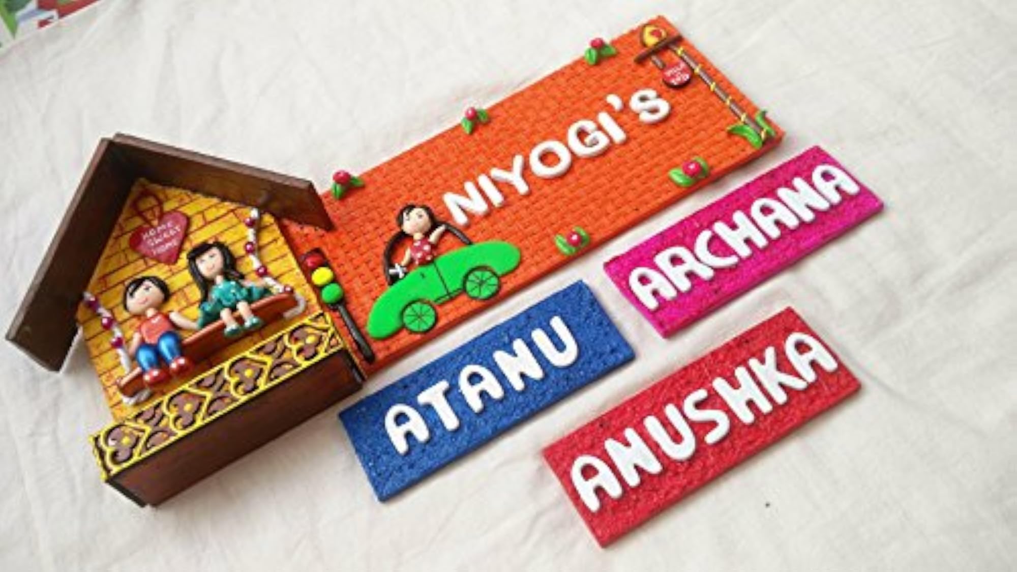 Personalized Name Plate, Customizable Decor