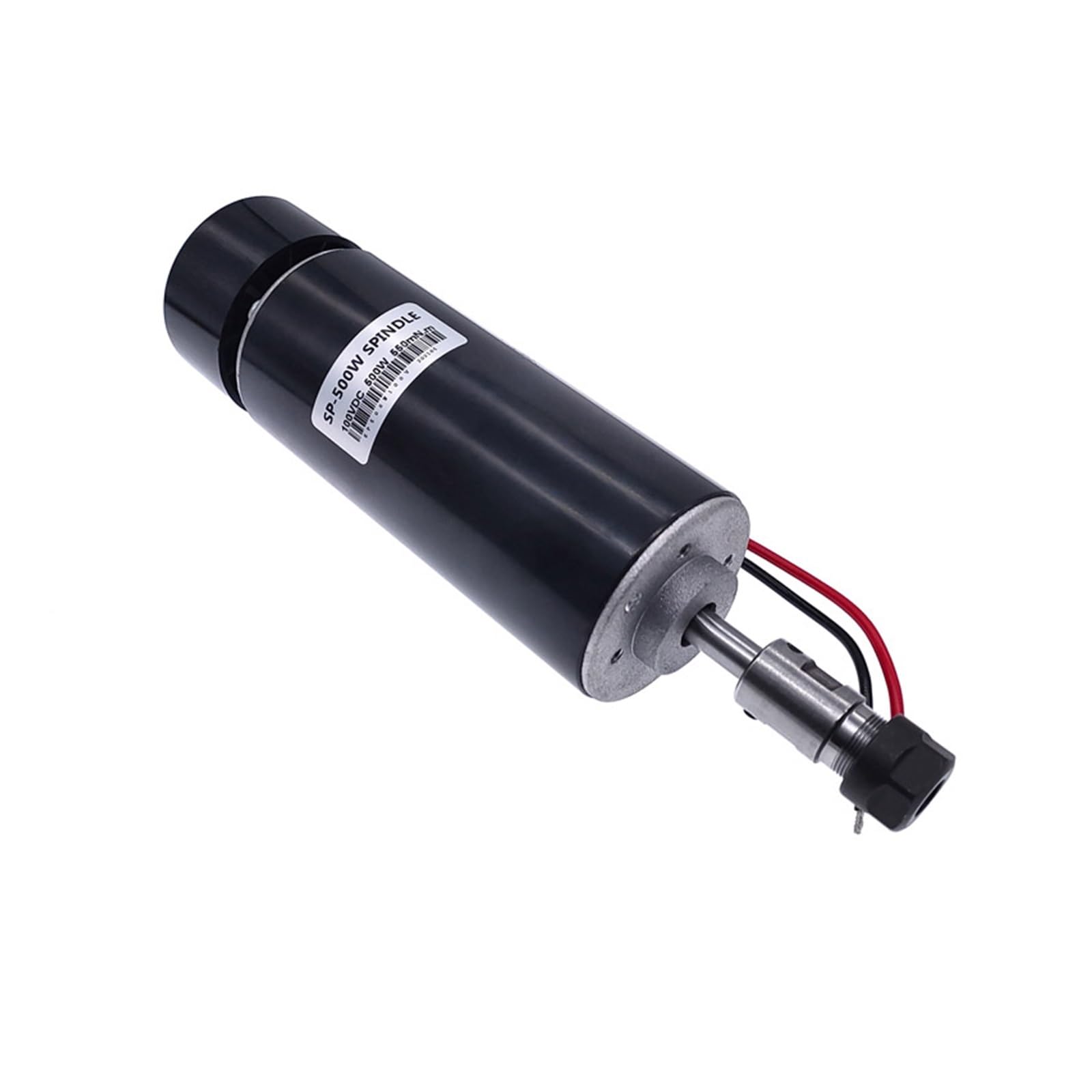 Silnik wrzecionowy chłodzony powietrzem 500W WK611 regulator prędkości zasilania ER11-8mm uchwyt CNC ze wspornikiem zaciskowym 52mm,Napęd elektryczny(100V 500W 2)