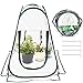 Produktbild HH-LIFE 1 Stück Gartengewächshaus,Mini-Pop-up-Gewächshaus,Pflanzenabdeckung, kleines Winterzelt zum Schutz von Pflanzen und Blumen (70 x 70 x 80 cm)