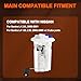 STZJAYE E9184M Electric Fuel Pump Module Assembly with Sending Unit Compatible with Nissan for Sentra 2000 2001 2002 2003 2004 2005 2006 L4 1.8L 2.0L 2.5L OEM 17040-8U002, 2 Tube Ports