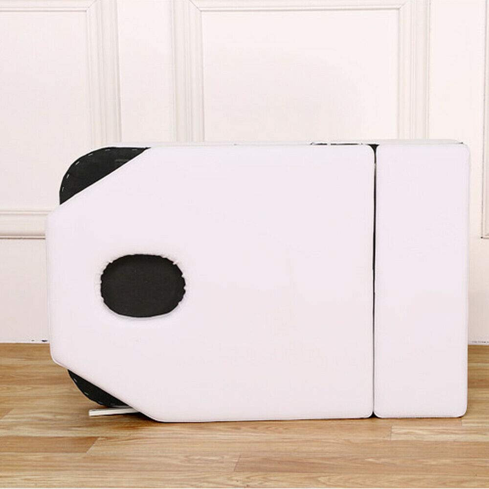 Mesa de masaje plegable portátil, mesa de masaje, cama de belleza, tatuaje profesional de belleza, spa, reiki, portátil, plegada, 3 secciones, hecha de espuma de célula fina