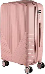 Mala de Viagem Media em Polipropileno 4 rodas 360 - AeroMalas Miami (Rose)