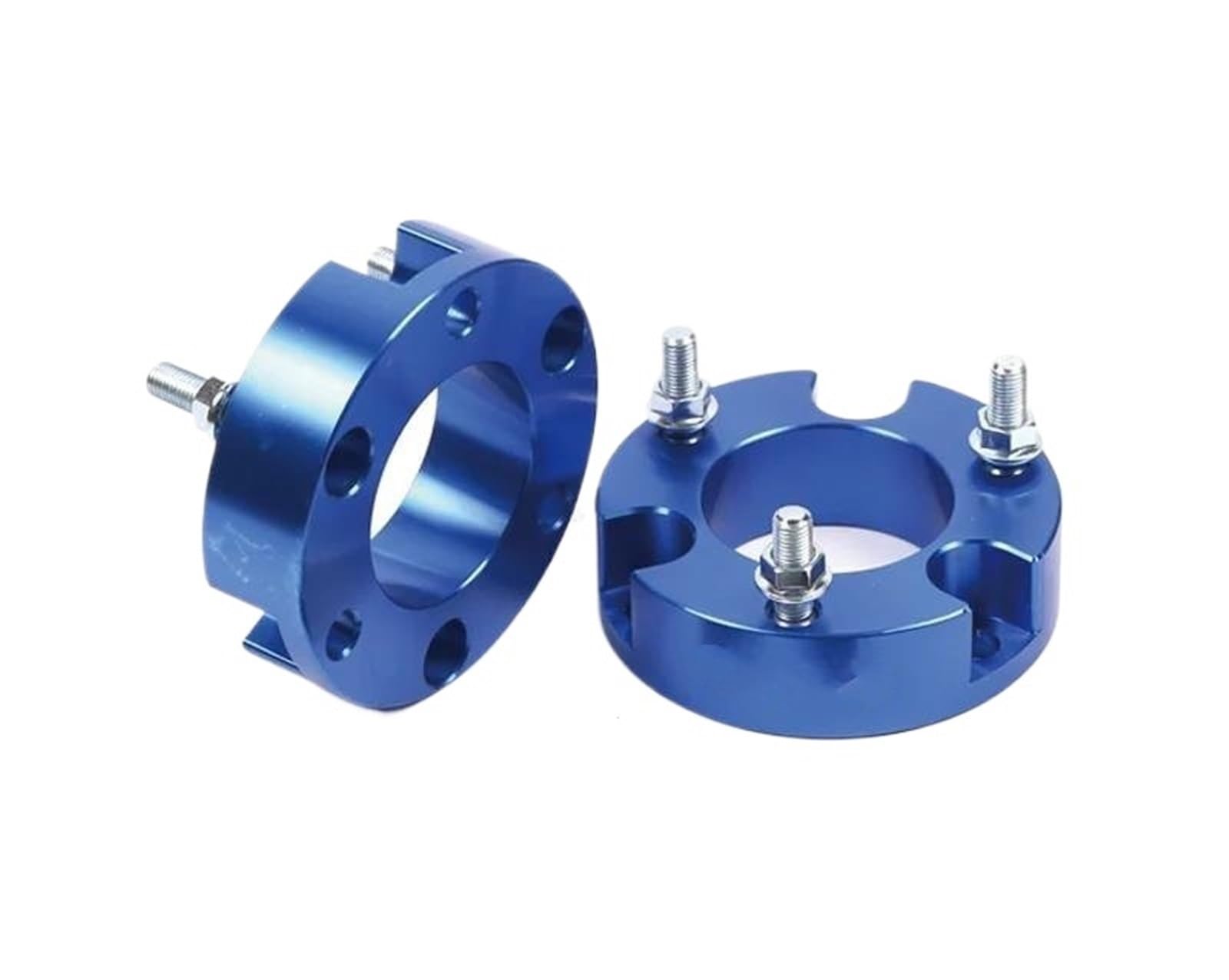 Accessoires réglage automobile Isuzu D-Max et paire d'entretoises d'amortissement en aluminium bleu 32mm