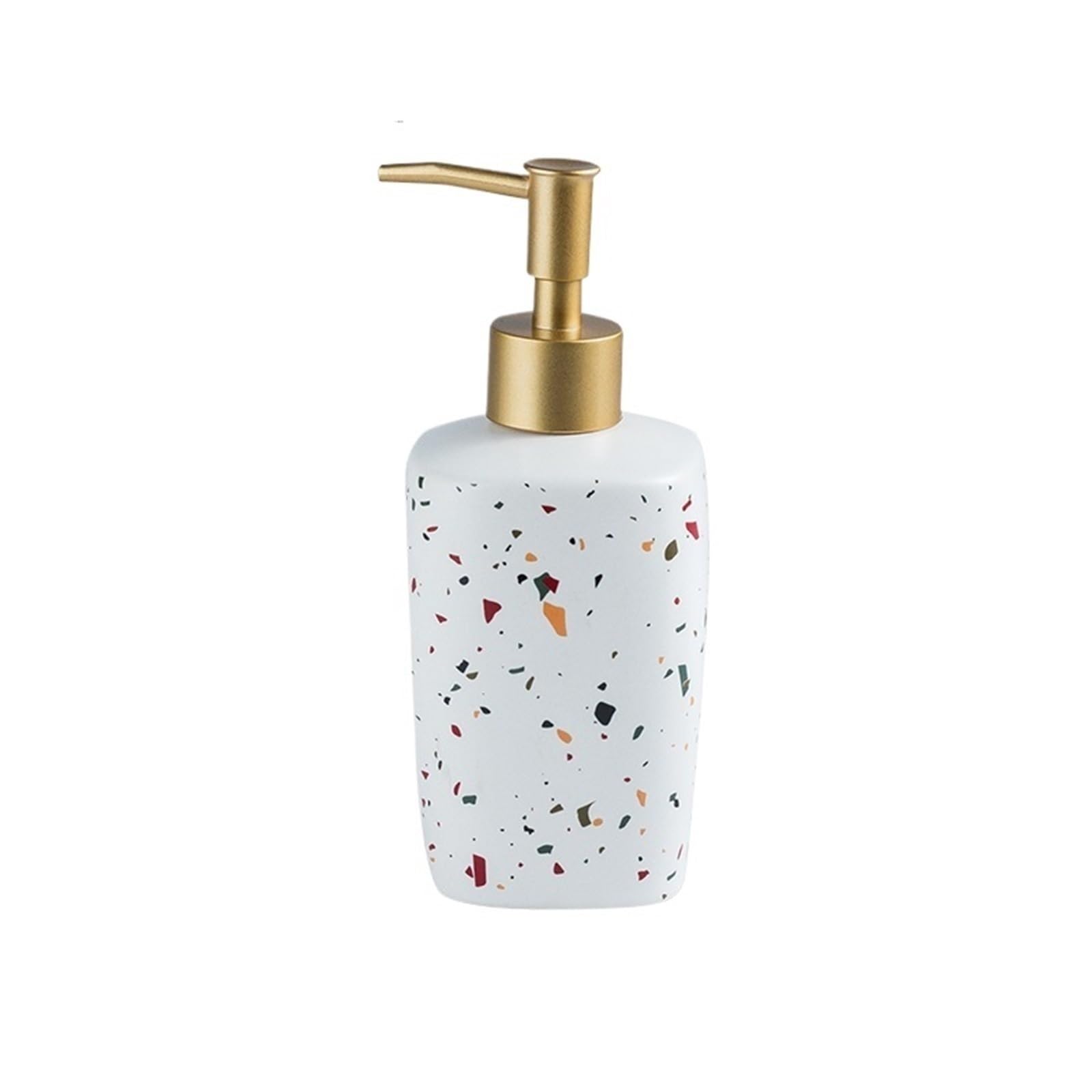 Soap Dispenser Ceramic Lotion Soap Dispenser Refillable Pump Bottles Containers For Bathroom, Countertop