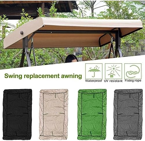 Toit de balancelle de jardin imperméable bâche rechange terrasse - 3