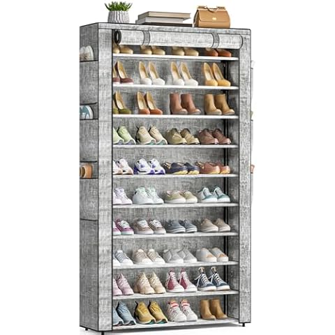 OYREL 10-Tier Shoe Rack Cover