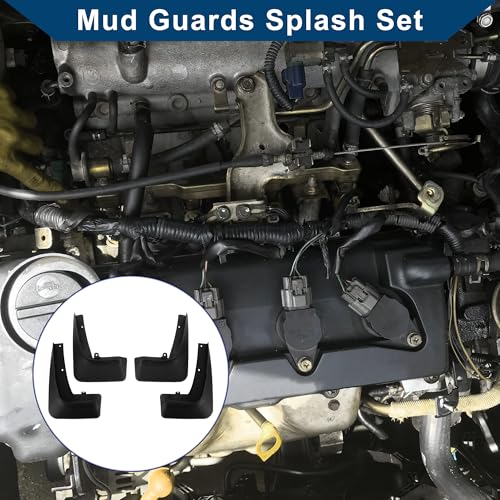 Hihaha Mud Flaps Splash Guards W/Mount Accessories for BMW X5 M(Sport) 2014-2018 Front and Rear Mud Guards 1 Set by Hihaha - Image 2