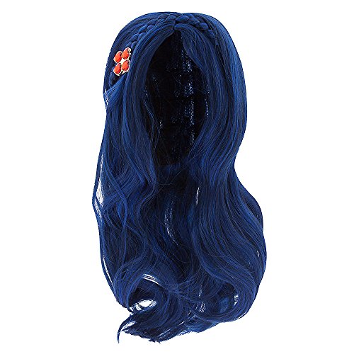 Disney Evie Wig for Girls - Descendants 2 Blue