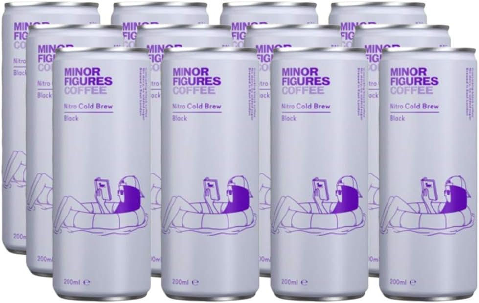 Minor Figures Nitro Cold Brew, Black (12 Pack)