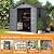 UDPATIO Resin Storage Shed 8x6 FT, Plastic Outdoor Storage Shed for Patio