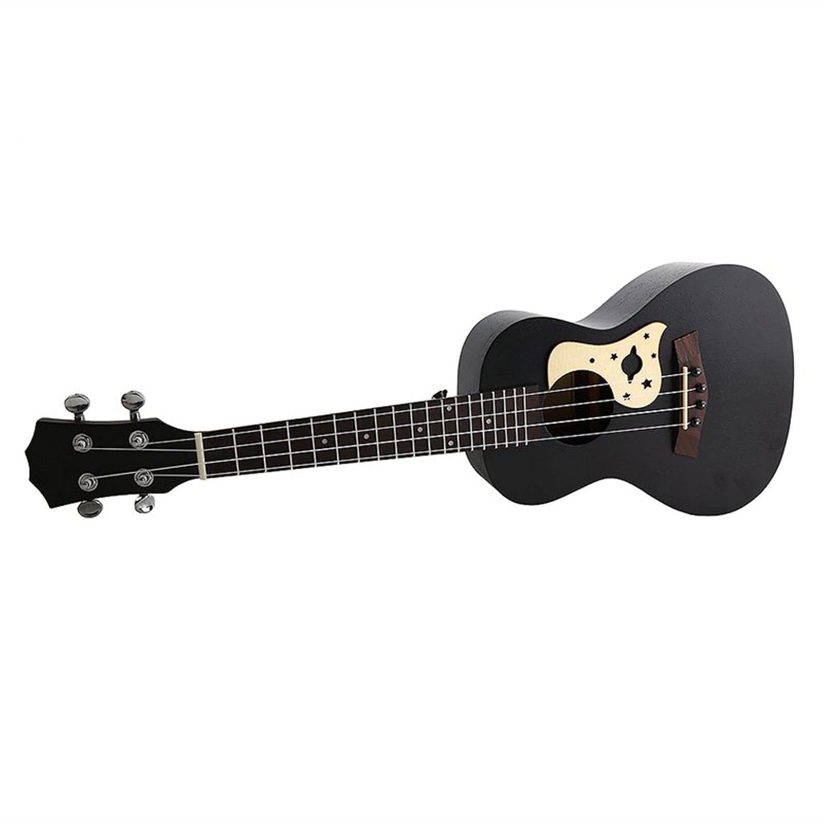 Ukulele koncertowe Początkujący Ukulele 23- calowy Koncert Ukulele Black Starry Sky 4 Struny Hawaiian Mini Gitara Akustyczna Ukulele