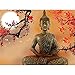 WACYDSD Puzzle 1000 Piezas Puzzle 3D Sala De Estar Arte De La Pared Flores Y Buda Zen Fotos Hdbuddhism Poster Home Decor