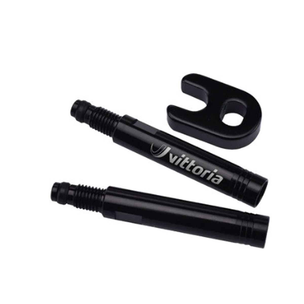 Vittoria Valve Extension 30 mm Blister 2 Pcs. in Alu + Spanner