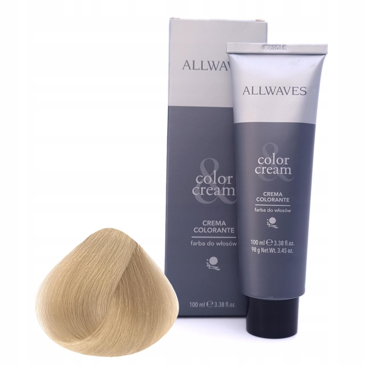 ALLWAVES Professionnel Cream Color 1517 Coloration pour cheveux Super Ash Violet Blonde 100 ml