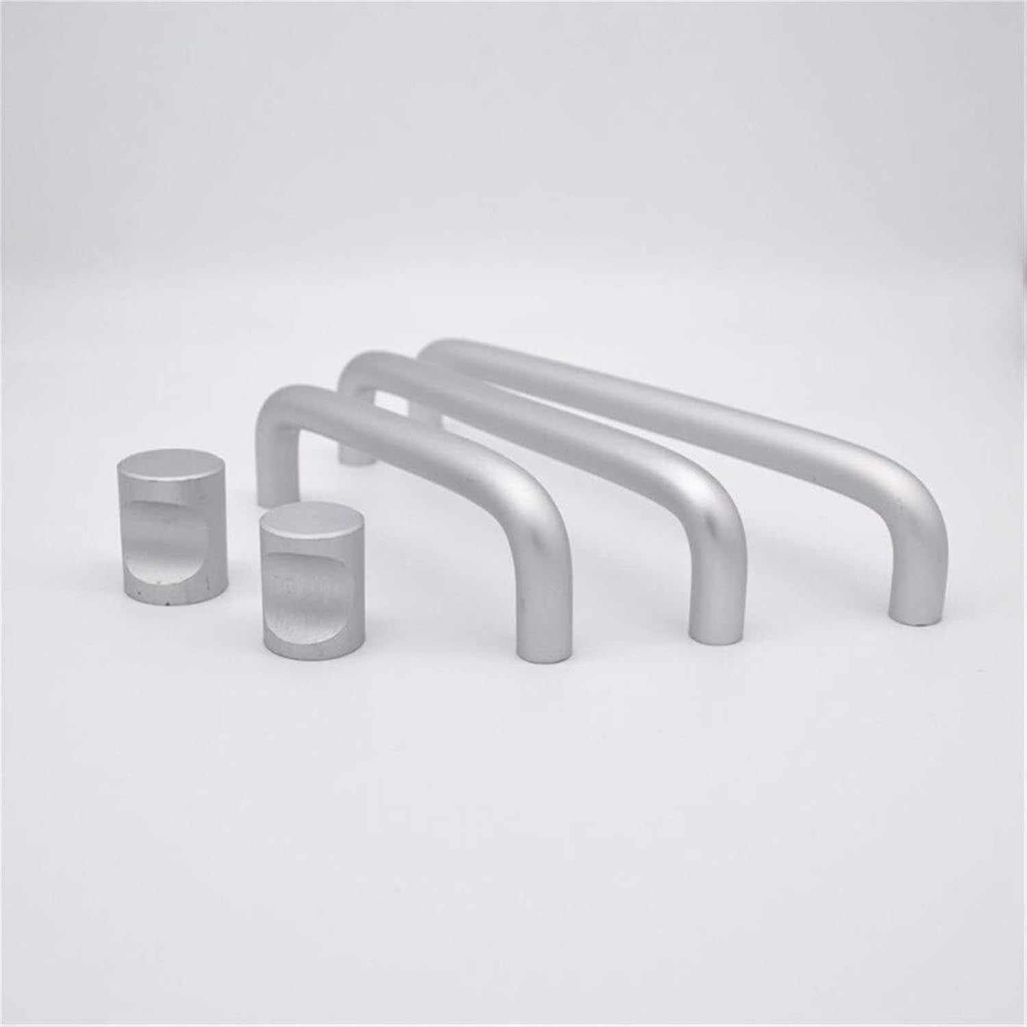 Cupboars，Drawer Pulls and Knobs,Aluminum Furniture Handle ，Drawer Knobs ，Kitchen Cabinet Handles ，Home Decoration Furniture Accessories(Color:Silver)