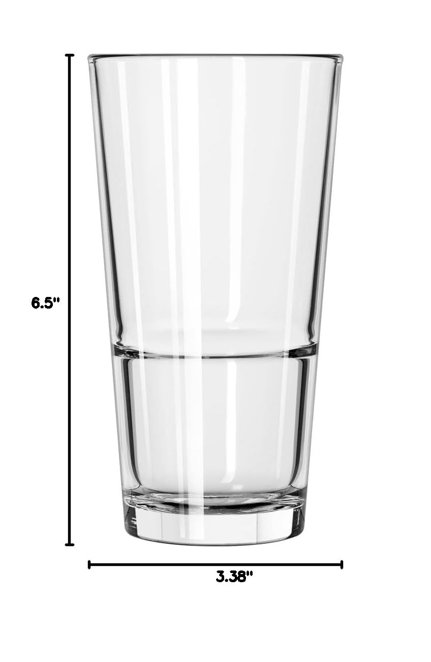 Libbey 15730 Restaurant Basics 17.25 Ounce Pub Glass - 24 / CS