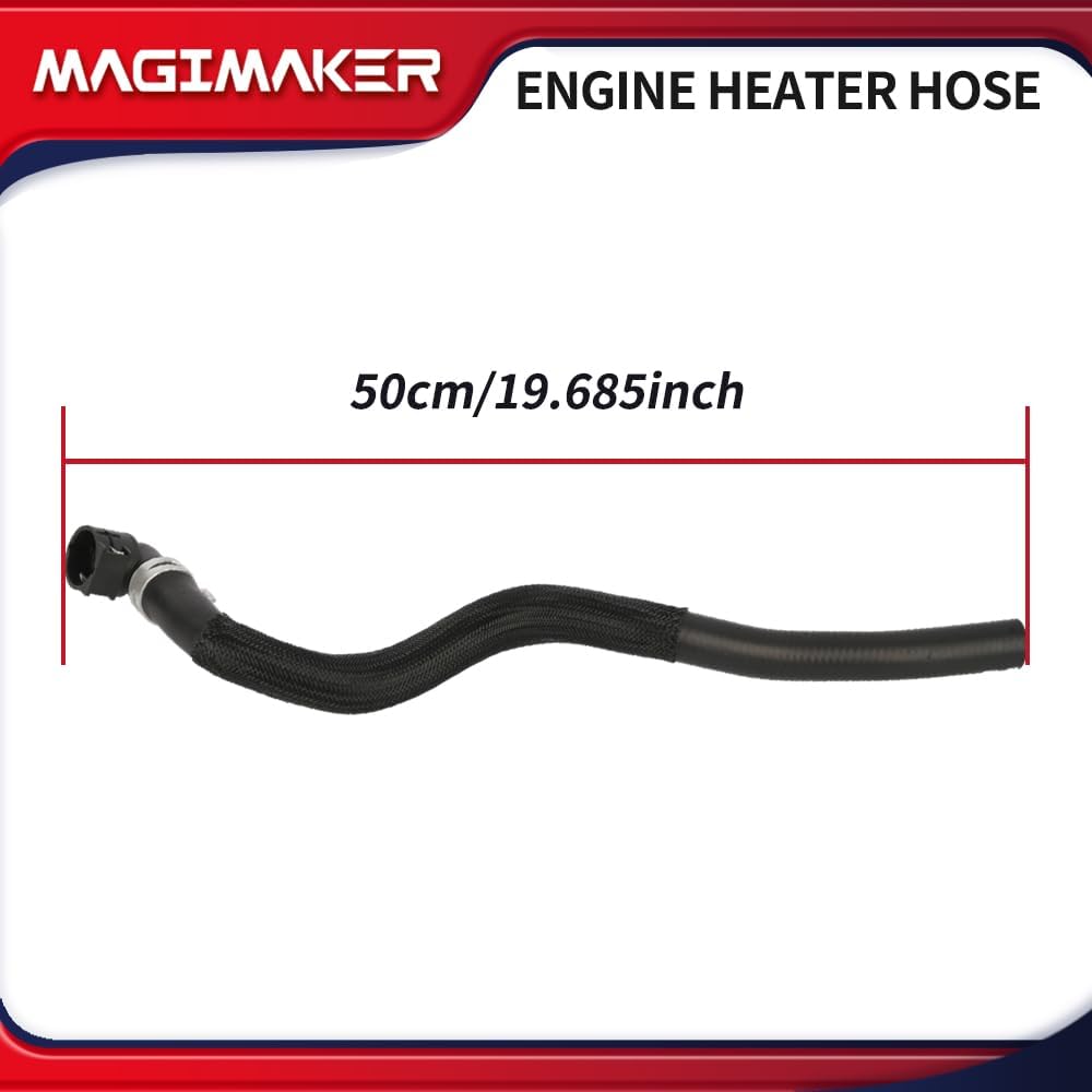 Engine Heater Core Hose Assembly 90873188 Compatible with Chevrolet Cruze 1.4 2011 2012 2013 2014 2015 Limited 2016 Replace 626-709 ‎42348374