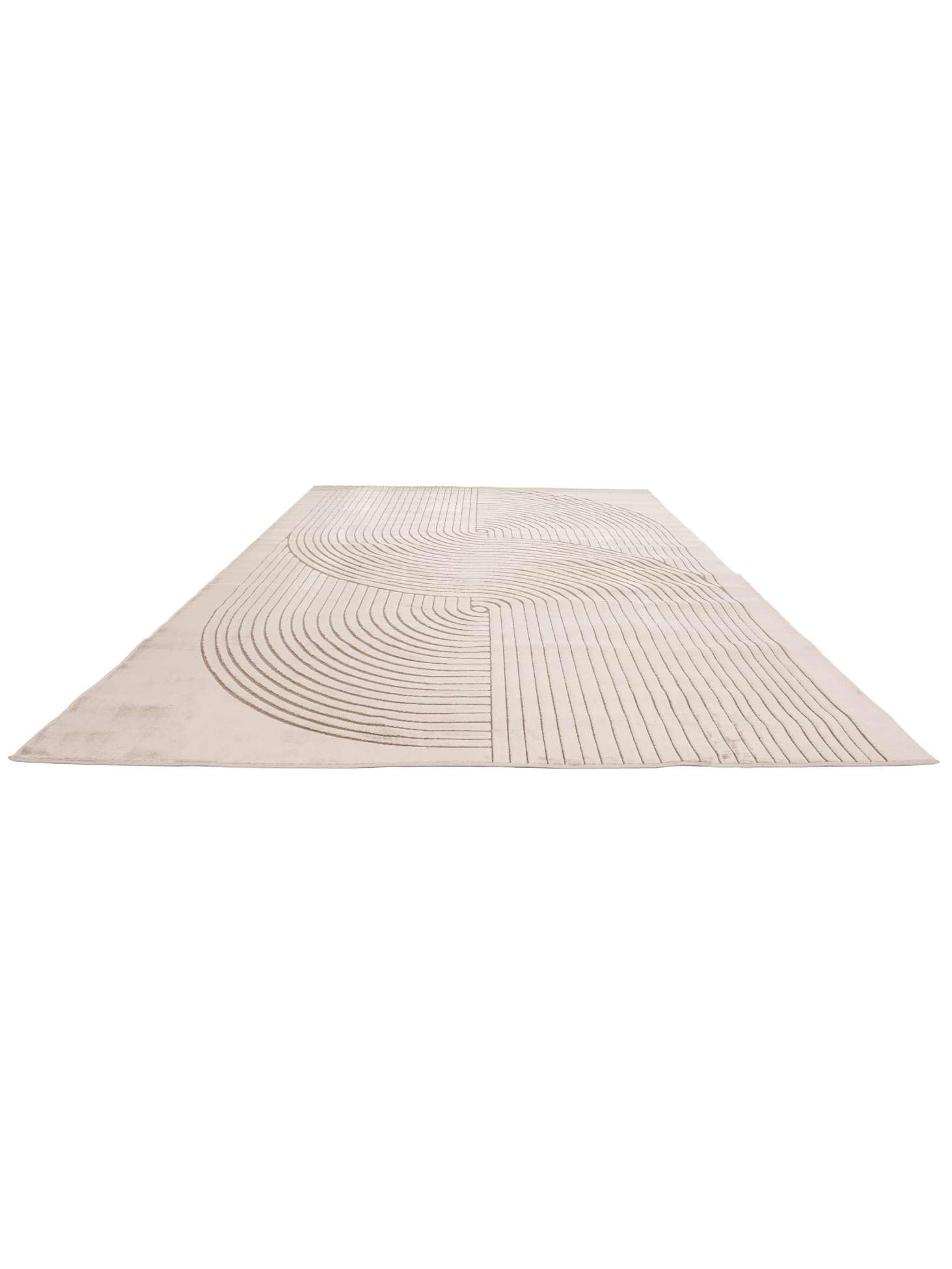 RugVista Crizia Teppich, 240 x 340 cm, Beige | Moderne, Rechteckig, Niedriger Stapel, Nur chemische Reinigung, Oeko-Tex 100, Wohnzimmer, Schlafzimmer