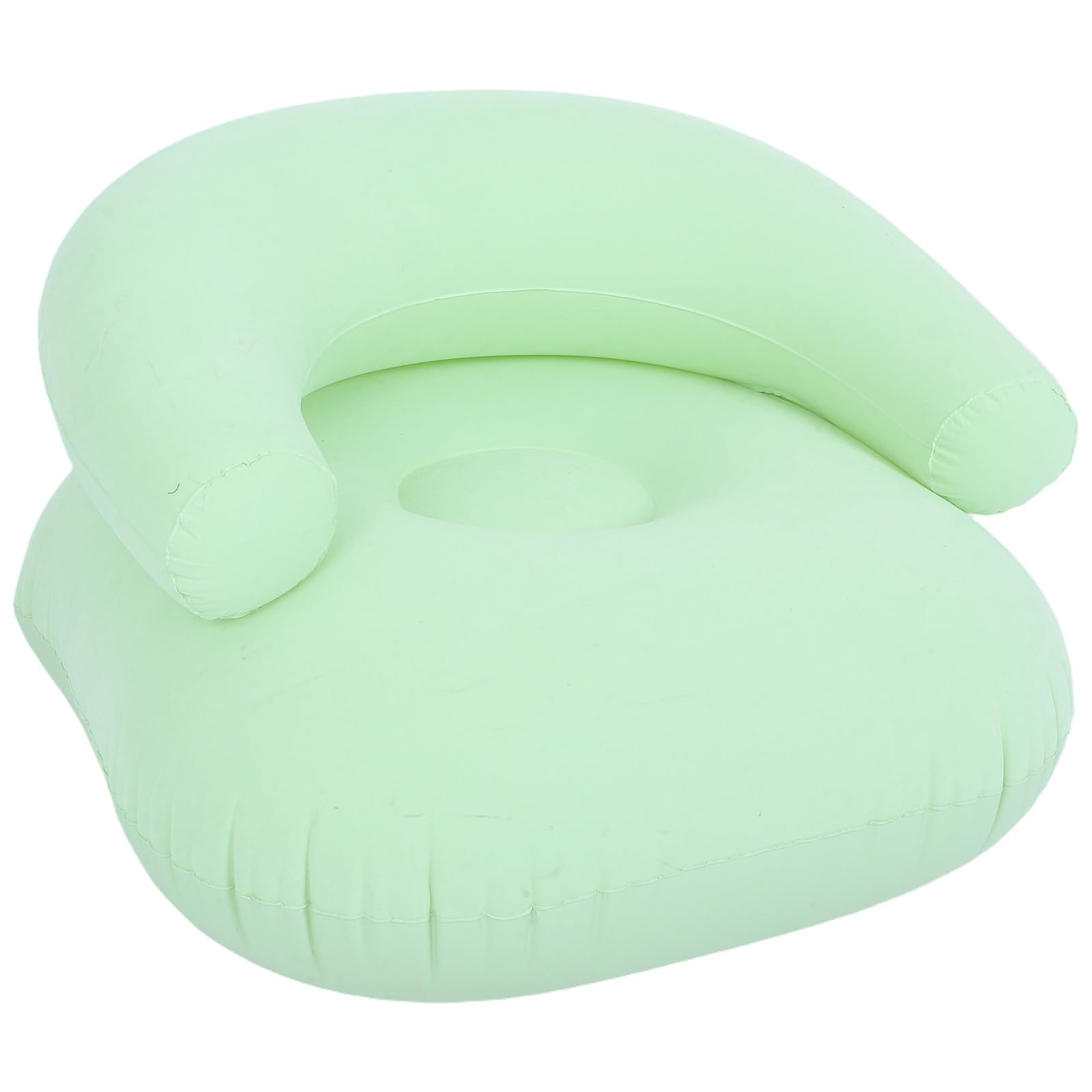 Sofá inflable plegable y portátil de superficie terciopelo para adultos