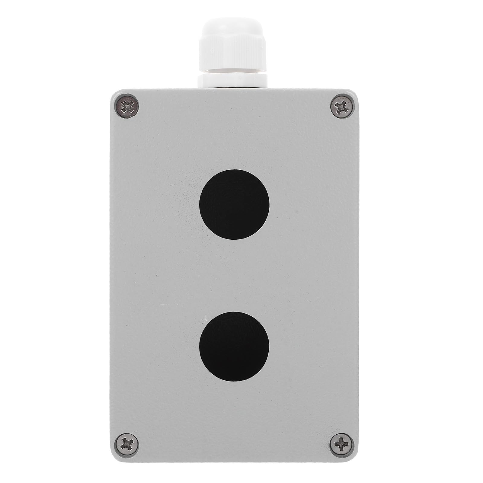 Boîtier de commande à bouton-poussoir métallique avec poste d'arrêt d'urgence sécurisé - 8