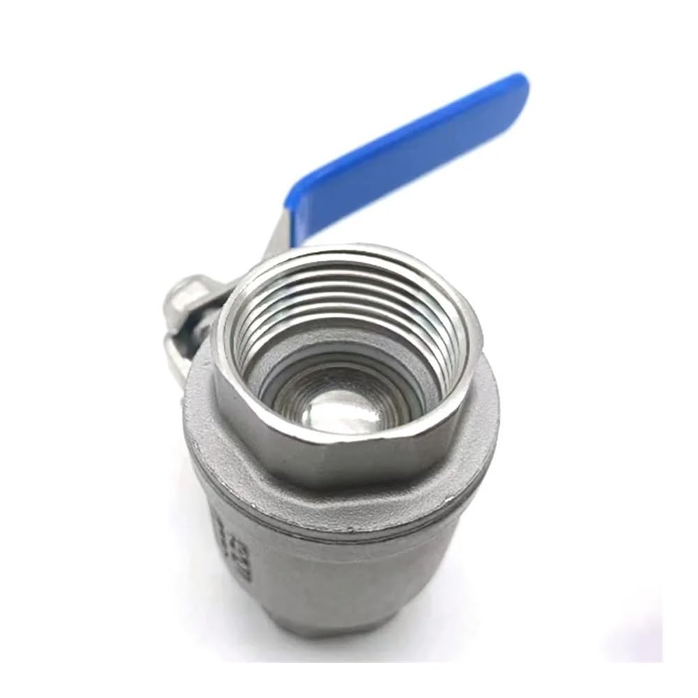 Stainless Steel BallValve SS304 2P Full Port Ball Valve 1/2" 3/4" 1" 1-1/4" Female Valve Vinyl Handle Valves(2")