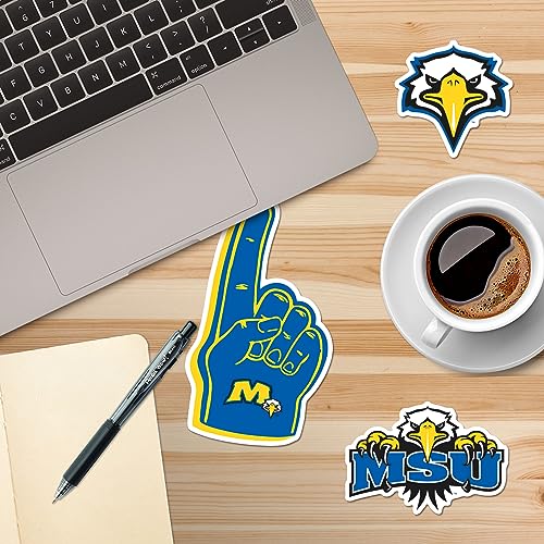 Image of Morehead State University 8ct Vinyl Large Deluxe Stickers Variety Pack - Laptop, Water Bottle, Scrapbooking, Tablet, Skateboard, Indoor /Outdoor - Set of 8