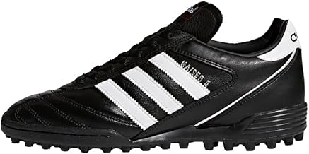 حذاء كرة قدم كايزر 5 تيم للرجال من اديداس، لون أسود/ فوت وير أبيض/ نان، موديل 677357