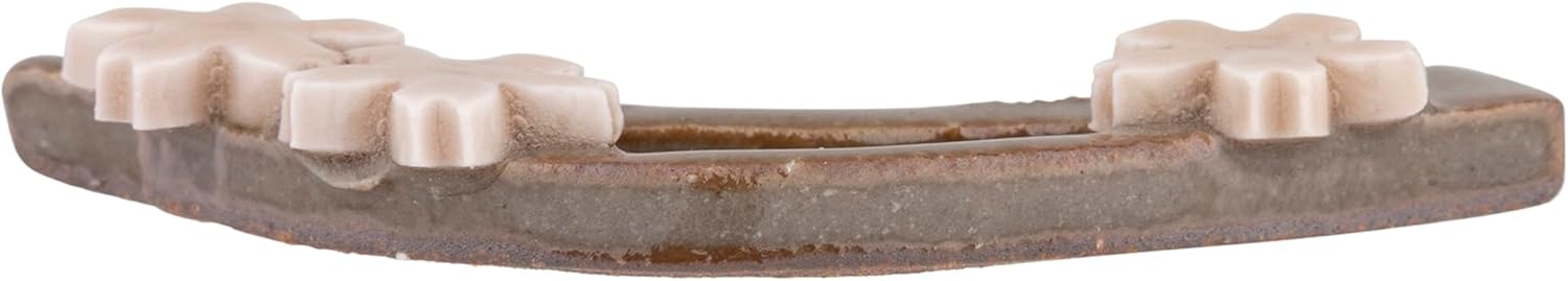 Koyo Pottery 21319 Chopsticks Rest, Brown, Approx. 3.0 x 1.2 inches (7.5 x 3 cm), Cherry Blossom Chopsticks Rest, Weeping Cherry Blossom