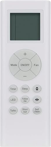 Miniatura 6 de Beyution RG66A1BGEF Reemplazar el control remoto de CA apto para aire acondicionado Midea RG66B3BGEF