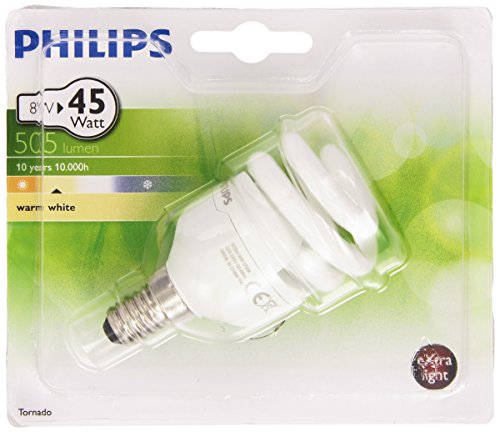Preisvergleich Produktbild Philips LAMP. Tornado Spiral E14 8 / 44W A