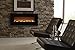 Touchstone 80001 - Onyx Electric Fireplace - (Black) - 50 Inch Wide - Wall Hanging(Not for in-Wall) - Log & Crystal Included - 5 Flame Settings - Realistic Flame - Timer & Remote