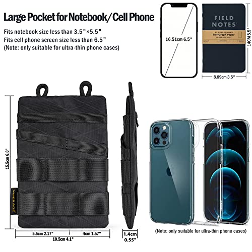 Pochette EDC VIPERADE VE3 en nylon durable avec 4 compartiments de rangement - 4