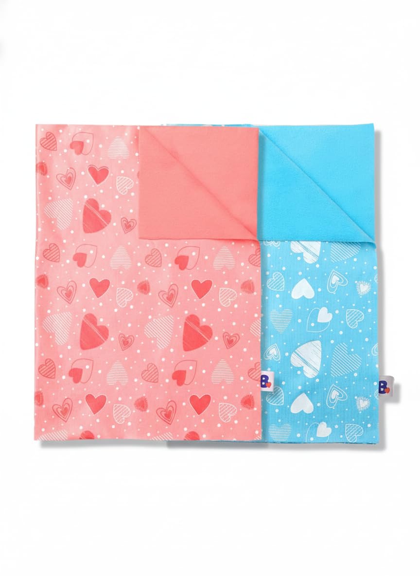SuperBottoms Diaper Changing Mat for Baby – Waterproof & Quick Dry Bed Protector | Soft, Lightweight, Reusable InstaDry Mat (70cm x 100cm) – (Medium)-image-4