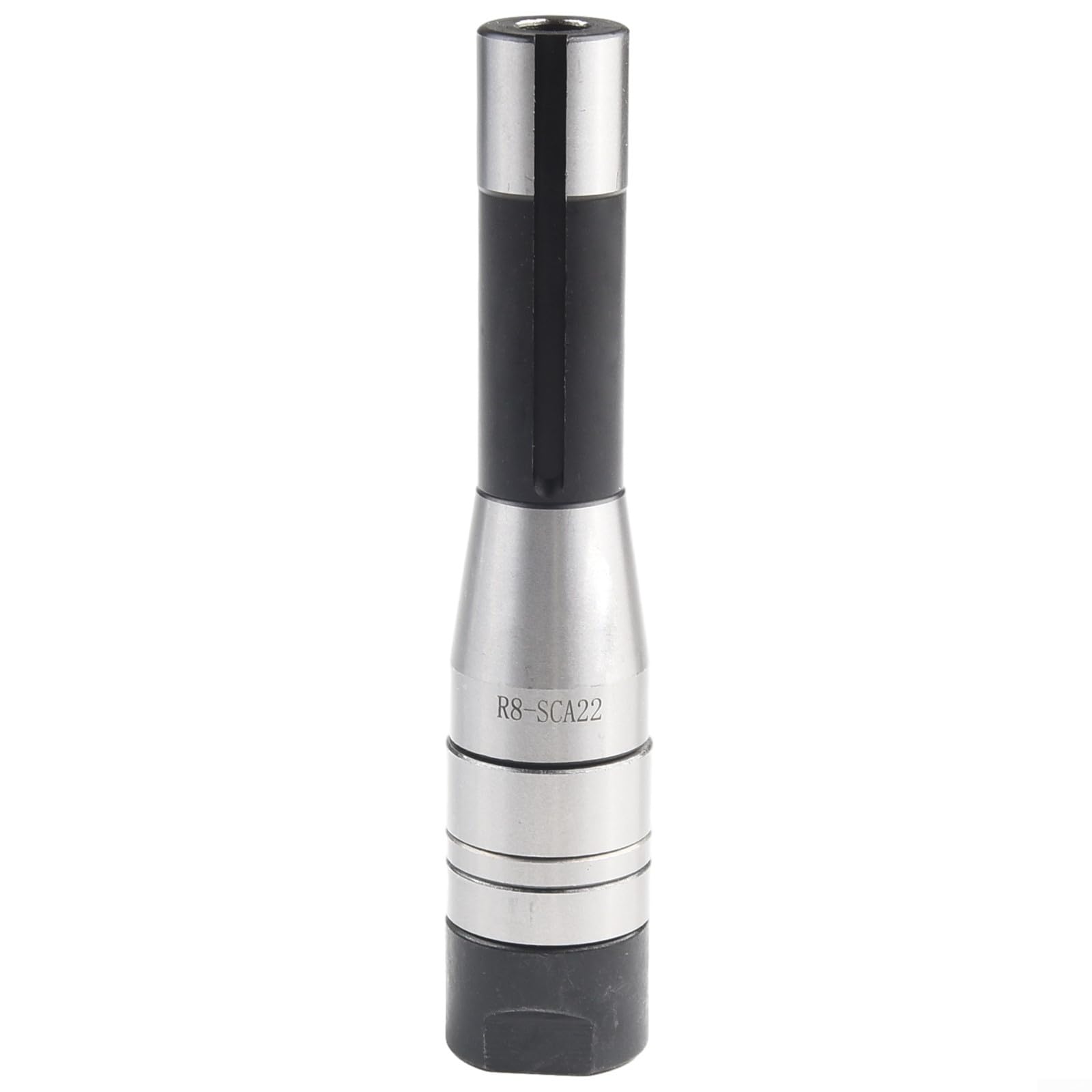 Eawfgtuw Tonnelle de fraisage à tige R8 pour fraises de 22 mm avec filetage de barre d'attelage de 7/16"-20, longueur 189 mm, finition oxydante noire, compatible avec engrenages, fraises à visage et