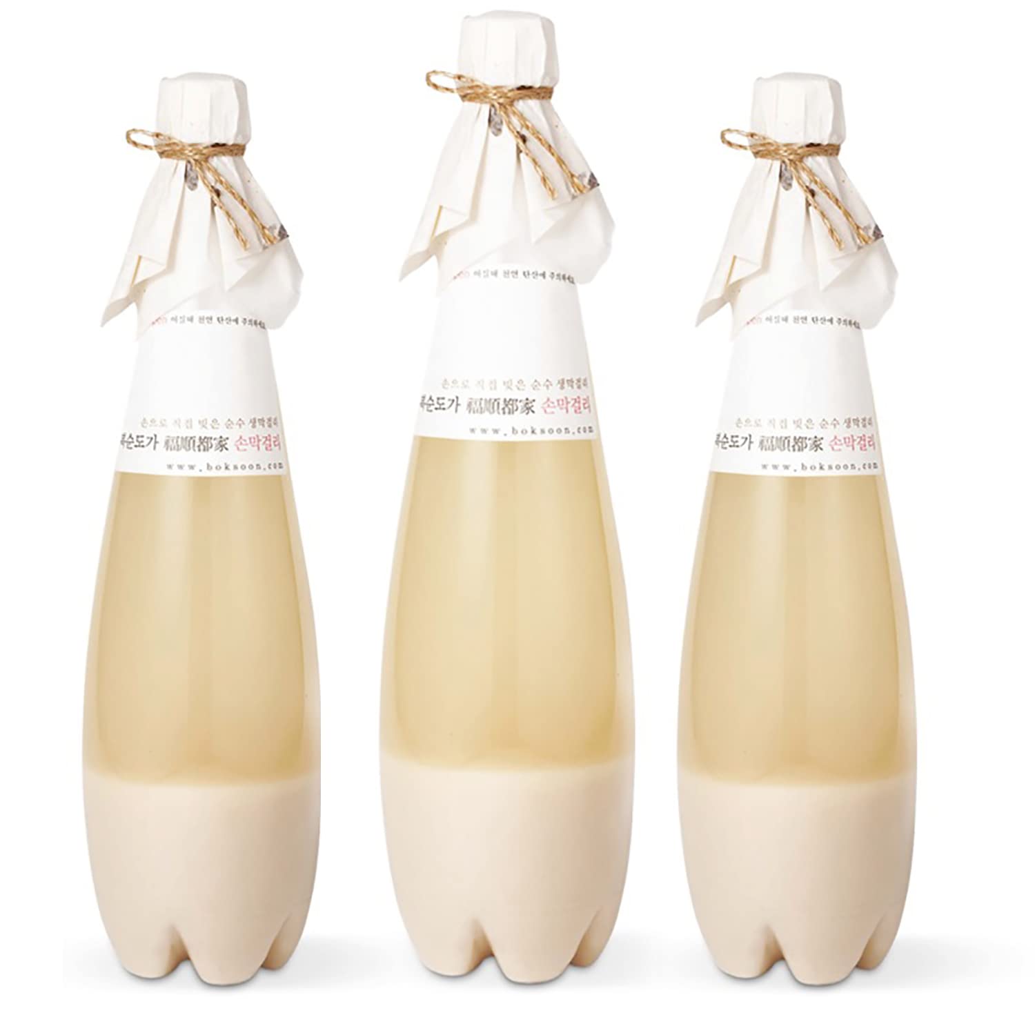 Amazon.co.jp: 福順都家 ソンマッコリ 935ml 3本 ボクスンドガ 手作り