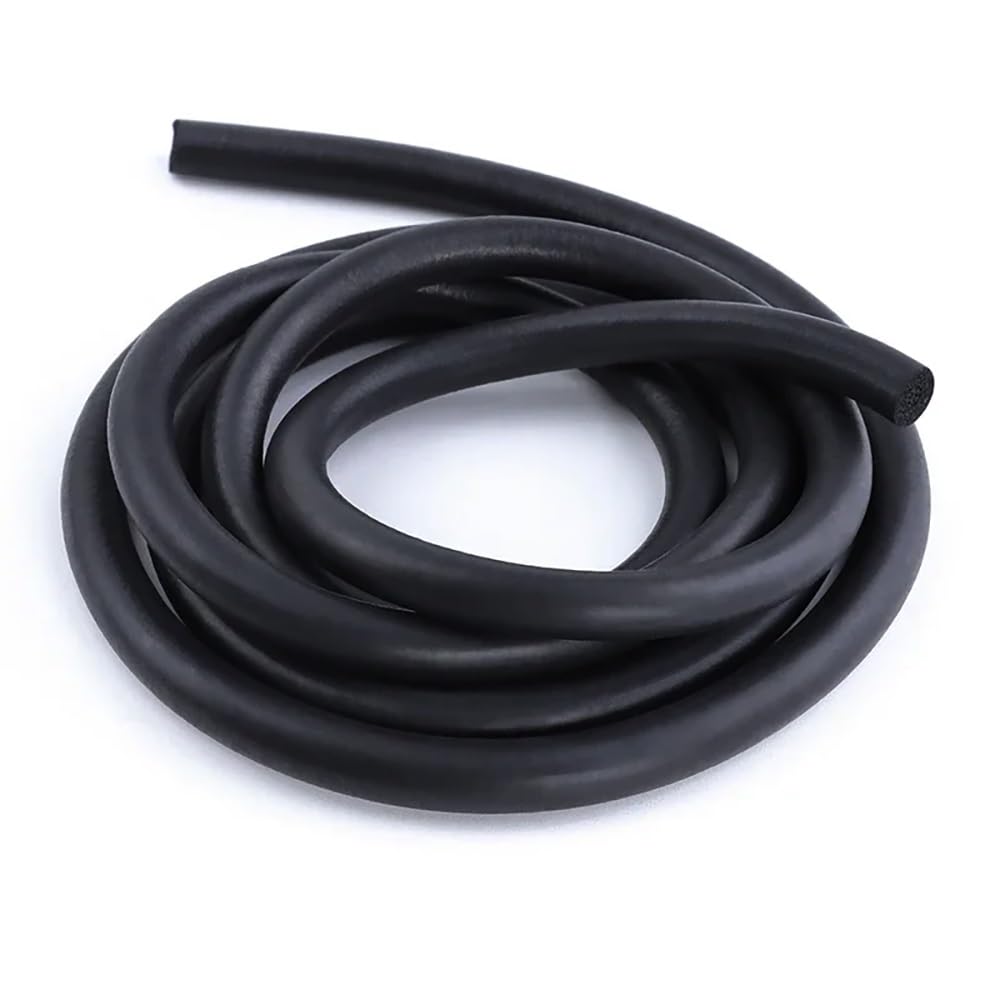 Striscia sigillante in schiuma di silicone da 5 metri - Striscia in spugna nera morbida e resistente, diametro rotondo 2-20 mm 1 pcs(Diameter 7mm)