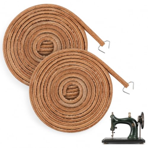 Correa de Maquina de Coser Longitud 183 cm y un grosor de 6 mm, 2 unidades
