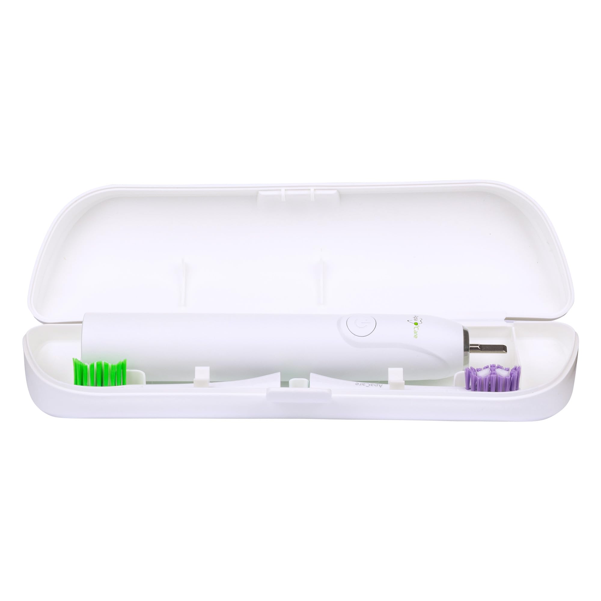 ApaCare Sonic Change - Set per la cura dentale con batteria sostituibile, custodia da viaggio, dentifricio e spazzolini interdentali, per la cura orale professionale per la casa e in viaggio