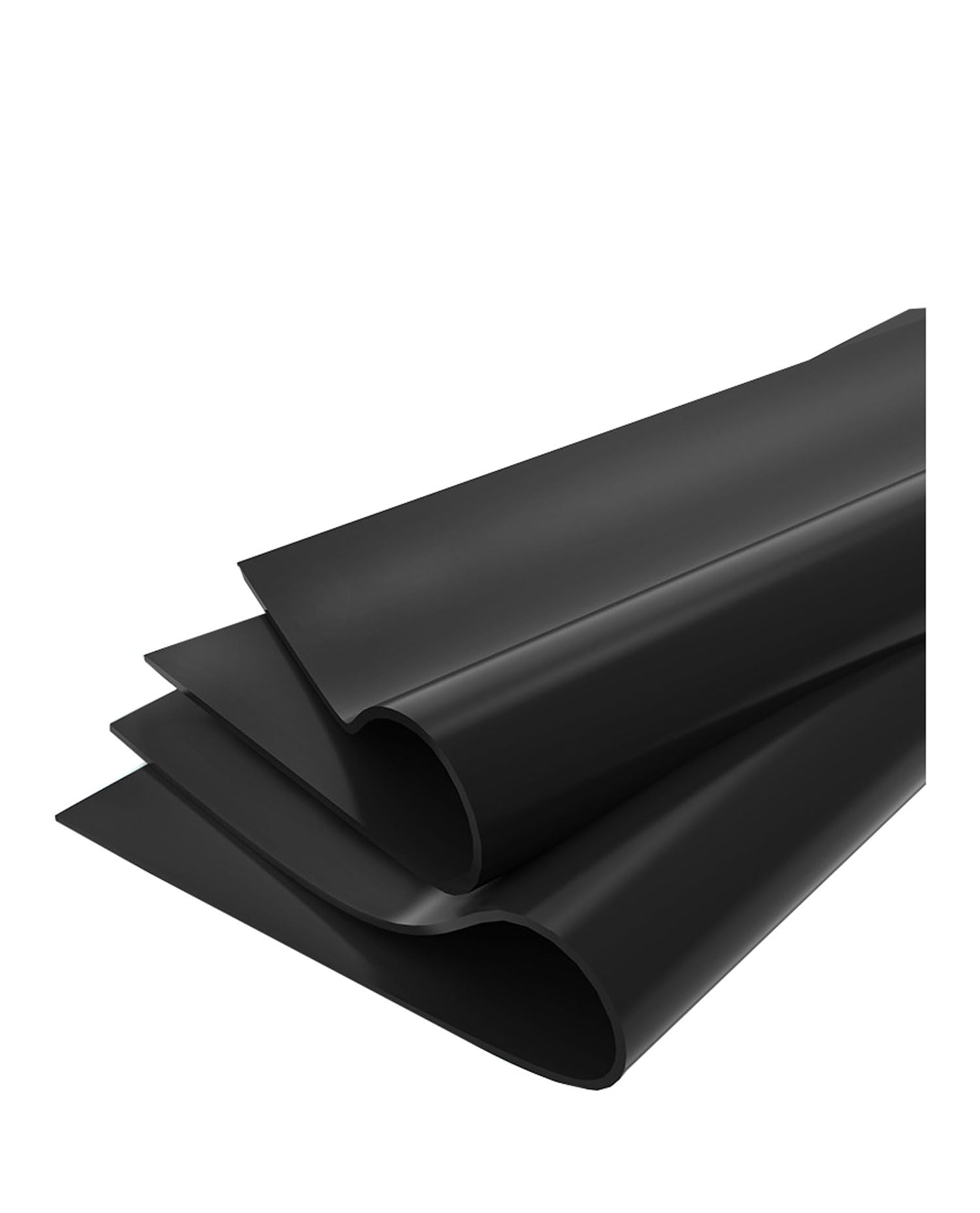 Flexible Neopren Gummiplatte 50x50cm für Maschinen Möbel und Werkbank