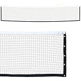 Professional Tennis Net 42ft x 3.5ft Single Layer | Heavy Duty Court Replacement with 6mm Cable & Complete Kit...