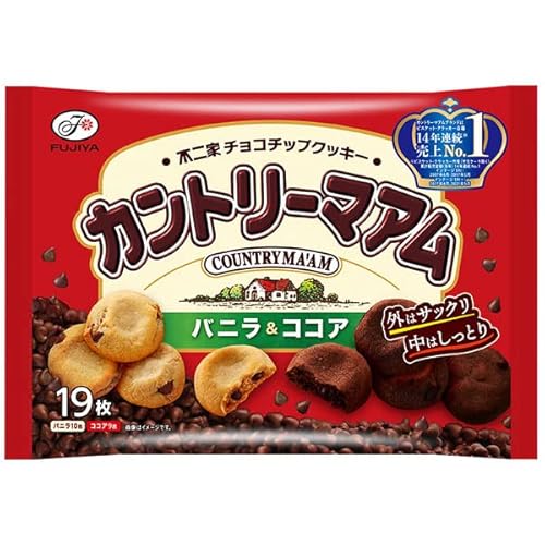 △不二家 カントリーマアム 18枚×1袋 (バニラ&ココア)