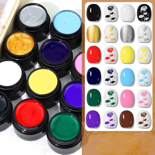 Esmalte de uñas gel metálico efecto espejo 8ml miniatura 2