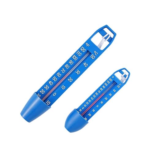 Miniatura 7 de Termómetro flotante para piscina, termómetro de piscina con pantalla grande de lectura EZ, para estanque, spa, bañera de hidromasaje, piscina