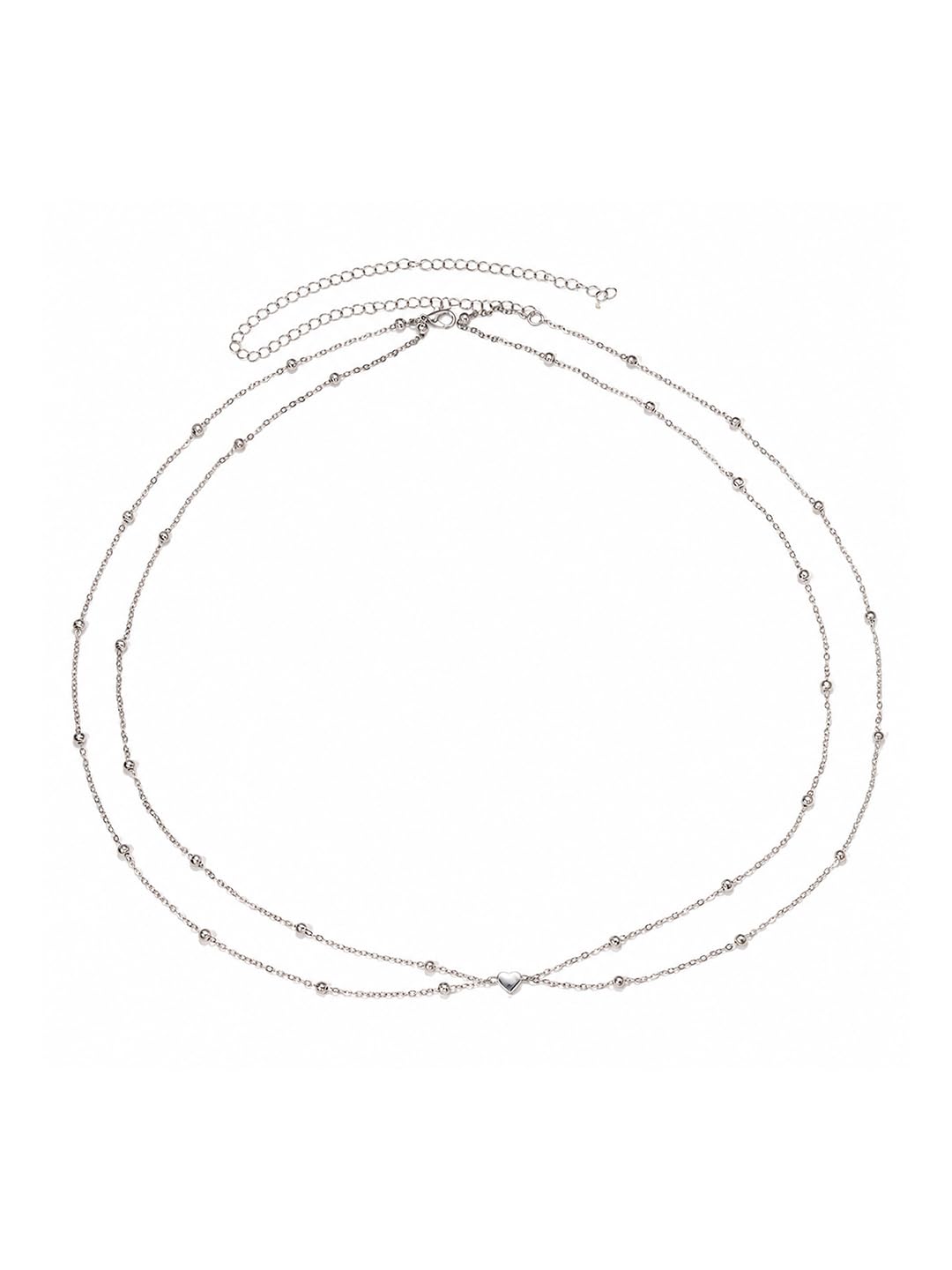 Ethnic 2 Layer Belly Chain Kamarband for Women & Girls | Silver Plated | Festive Bridal Jewellery | Anniversary Birthday Gift for Her-image-44
