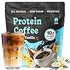 French Vanilla Protein Iced Coffee – 100% Natural Cold Brew with Premium Whey Protein and Vanilla – Low Carb, Zero Sugar, No Artificial Flavors or Sweeteners (1pc)