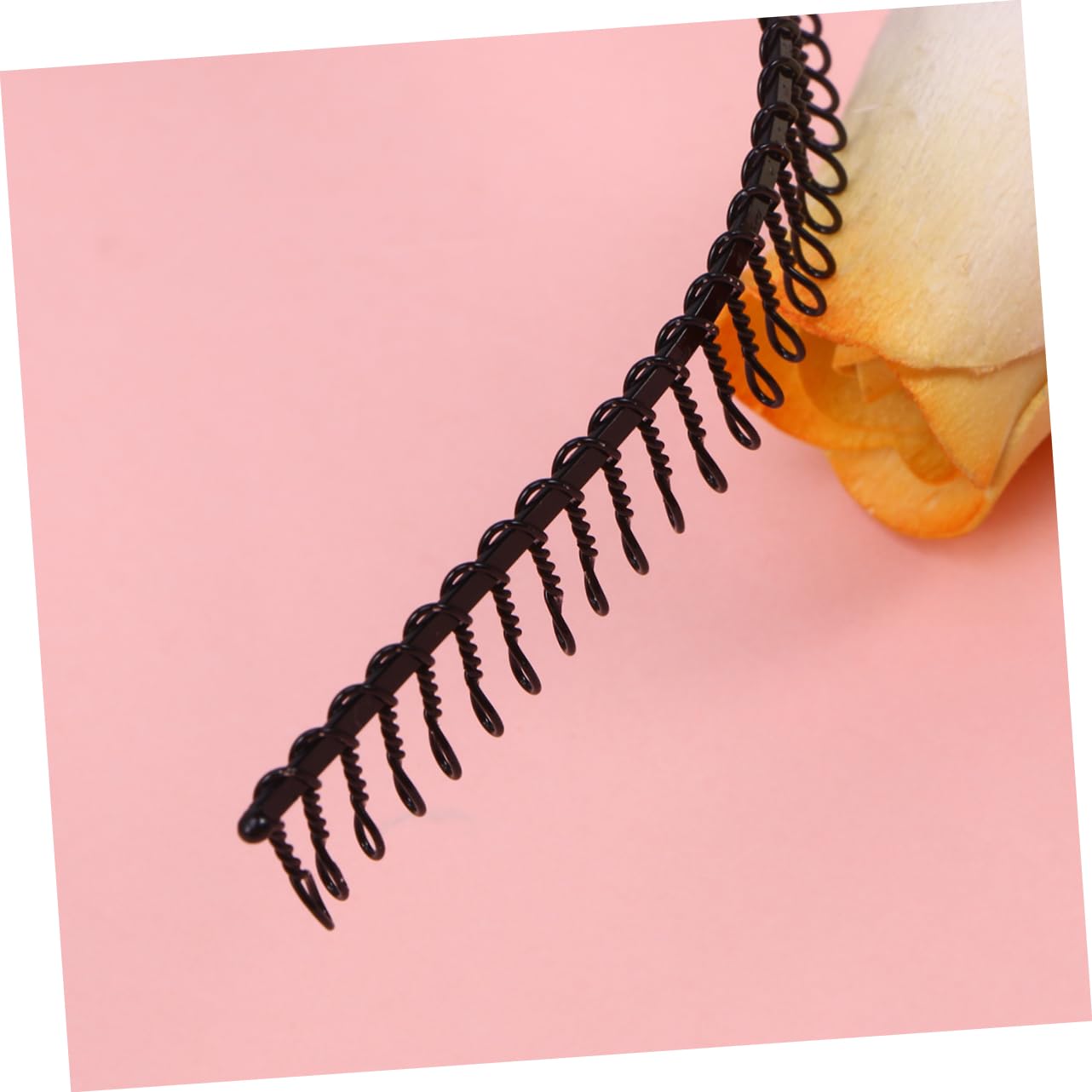 minkissy Wide Insert Comb Metal Headband for Women 4.72 Inch Hard Teeth Hairband Spa Face Washing Hair Styling Accessory Suitable for Elderly - Image 4