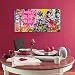 JKWALL77 Banksy Wall-Art - Graffiti Canvas Wall Art - Abstract Wall Decor For Living Room Large Size Ready To Hang Size 59" x 29"