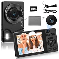 Fotocamera Digitale 4K 64MP Con Schermo Ribaltabile 3'' E Luce Integrata – Ideale Per Selfie E Vlog, Scheda 32GB Inclusa - 3