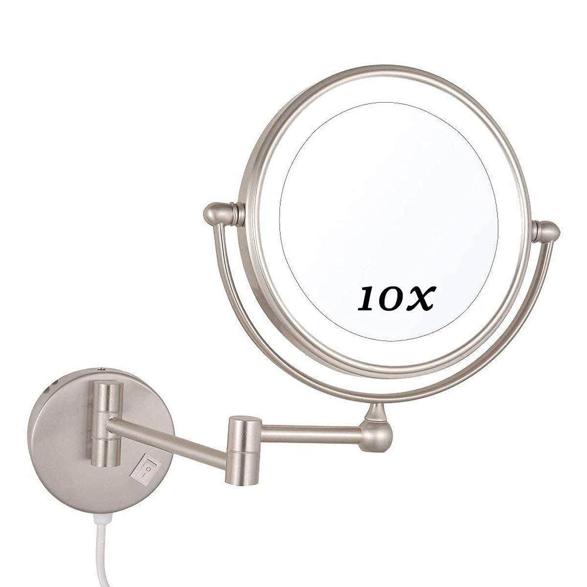 Miroir de maquillage rond 360 rotatif pour simplifier votre routine beauté matinale