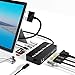Price comparison product image Surface Pro Dock for Surface Pro 4/Pro 5/Pro 6 USB Hub Docking Station with Gigabit Ethernet Port, 4K HDMI VGA DP Display Port, 3xUSB 3.0 Ports, Audio Out Port, USB C Port, SD/TF(Micro SD) Card Reader